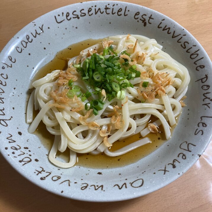 少ない材料で♪冷凍ぶっかけうどん